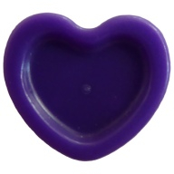 Lego srdce - dekorace do vlasů, tmavě fialová (93080e DARK PURPLE)